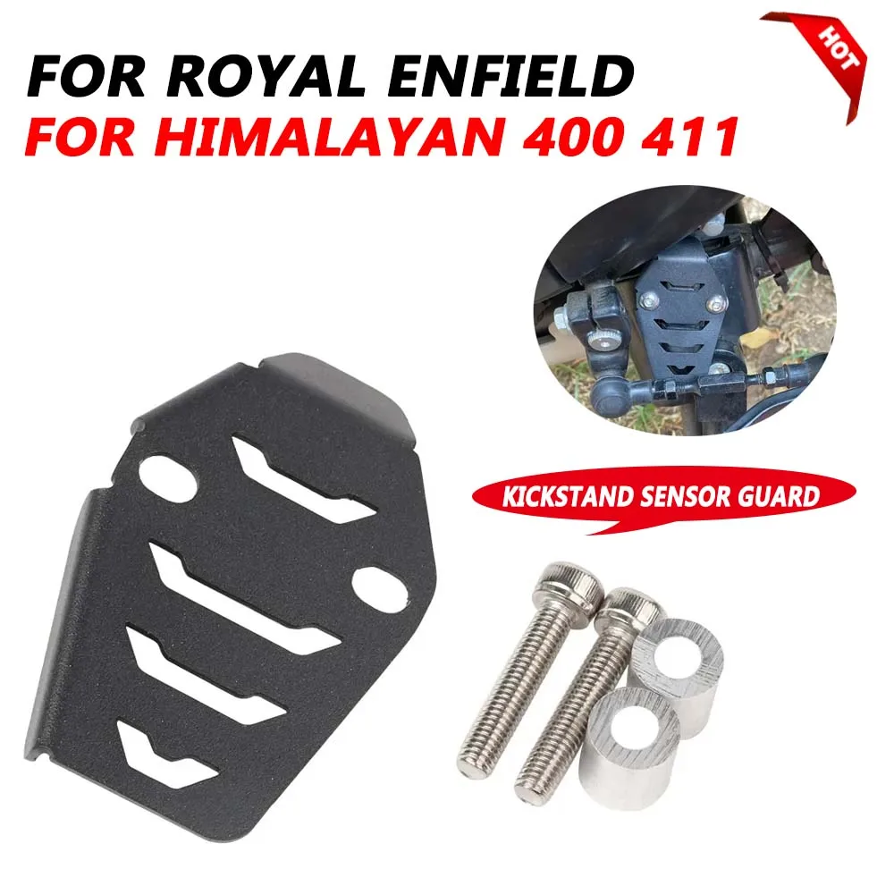 For Royal Enfield Himalayan 400 411 Motorcycle Accessories Kickstand Side Stand Sensor Guard Sidestand Switch Protector Cover