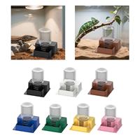 Automatic Reptile Water Feeder, Easy to Clean, Pet Supplies, Decorative Water Dish Drinking Tool Water Dispenser for Geckos