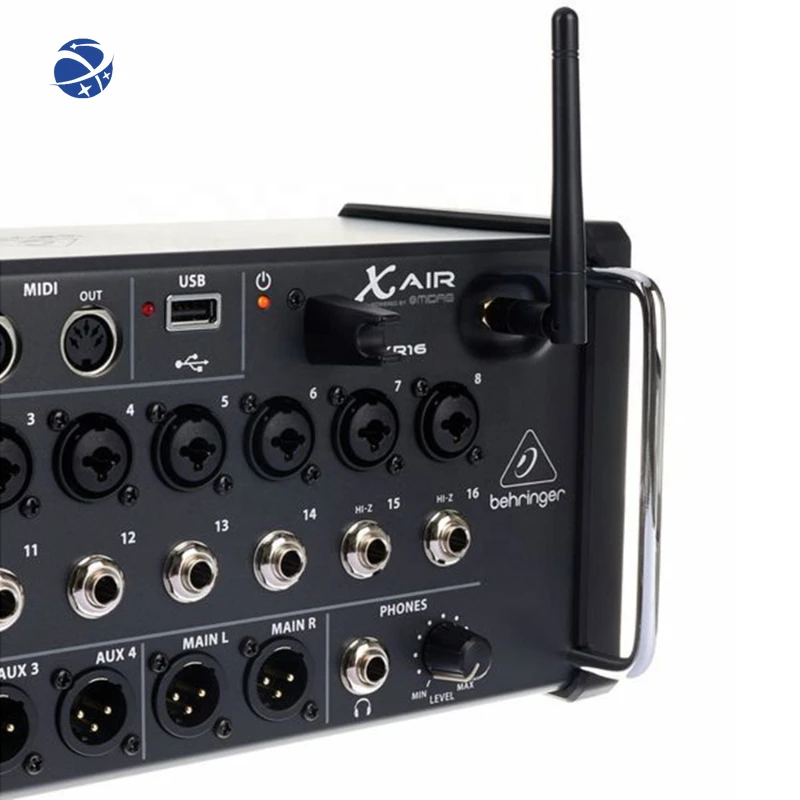 

16-канальная цифровая консоль Behringer X Air Series XR16, звуковая система с дистанционным управлением, стойка, цифровой микшер