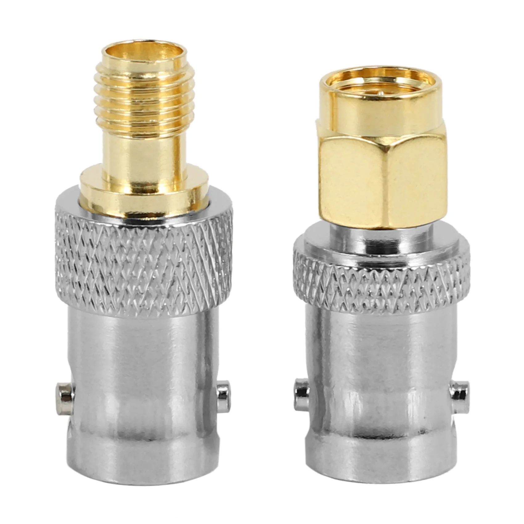 Kit de convertisseur de test d'adaptateur de connecteur RF mâle femelle, type BNC vers SMA, ensemble de 4 pièces
