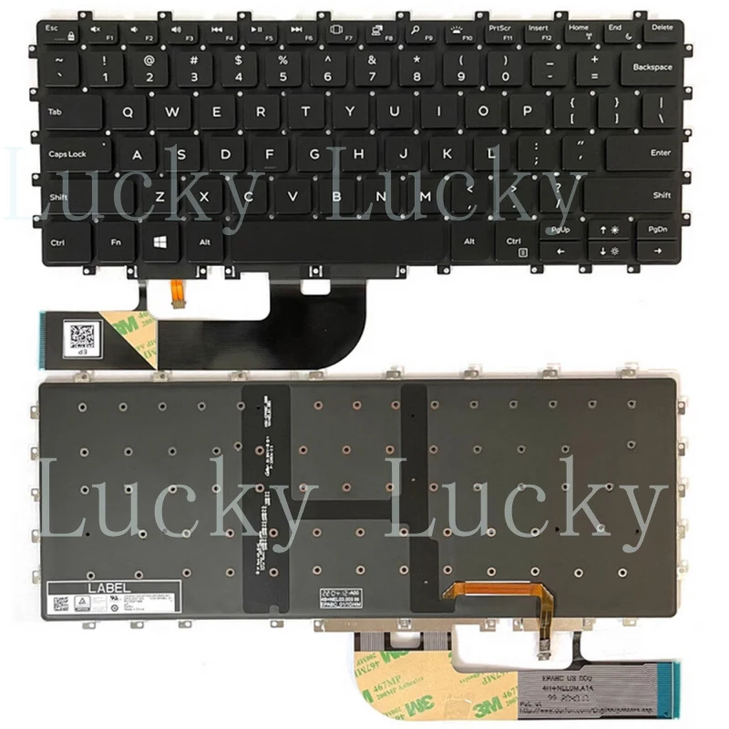 

f For Dell XPS 15 9575 Precision 5530 2-in-1 P73F Laptop Keyboard with Backlit