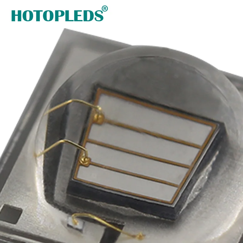 عالية الطاقة 3 واط مصلحة الارصاد الجوية الضوء الأزرق LED حبيبات مصباح مستديرة متفاوتة الأحجام 450nm-475nm السيراميك الأسماك رقاقة الأمثل لتطبيقات الإضاءة