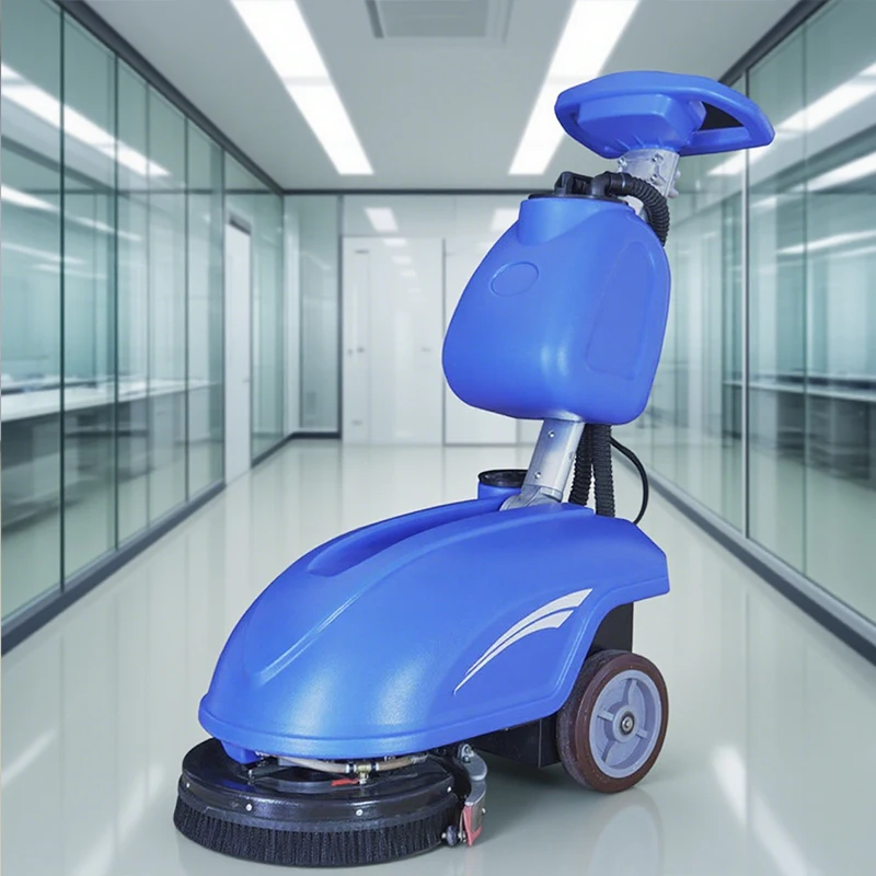 Lavapavimenti economico Mini batteria portatile Macchina per la pulizia delle piastrelle in marmo Negozio Ufficio Lavapavimenti automatico a mano Prezzo della macchina
