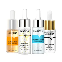 LANBENA Whitening Moisturizing Serum Hyaluronic Acid Blackhead Removing Essence Acne Treatment Anti-Aging Winkles Skin Care