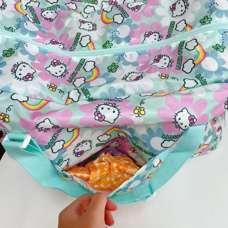  Large Capacity Travel Bag Duffle Bag for Womne Girl College Student Polyester Durable Kawaii for Carry on Luggage