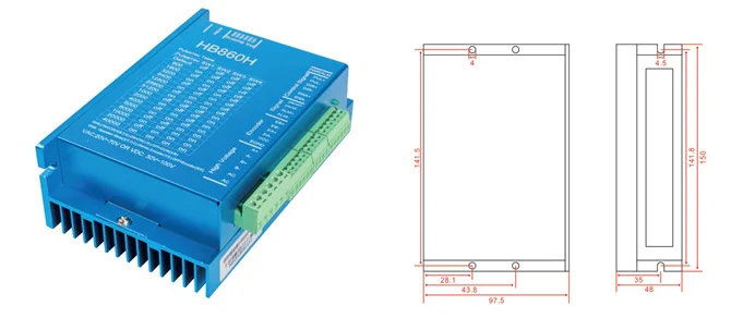 High Torque 12Nm Nema34 Closed Loop Stepper Motor Kit With Encoder And Driver