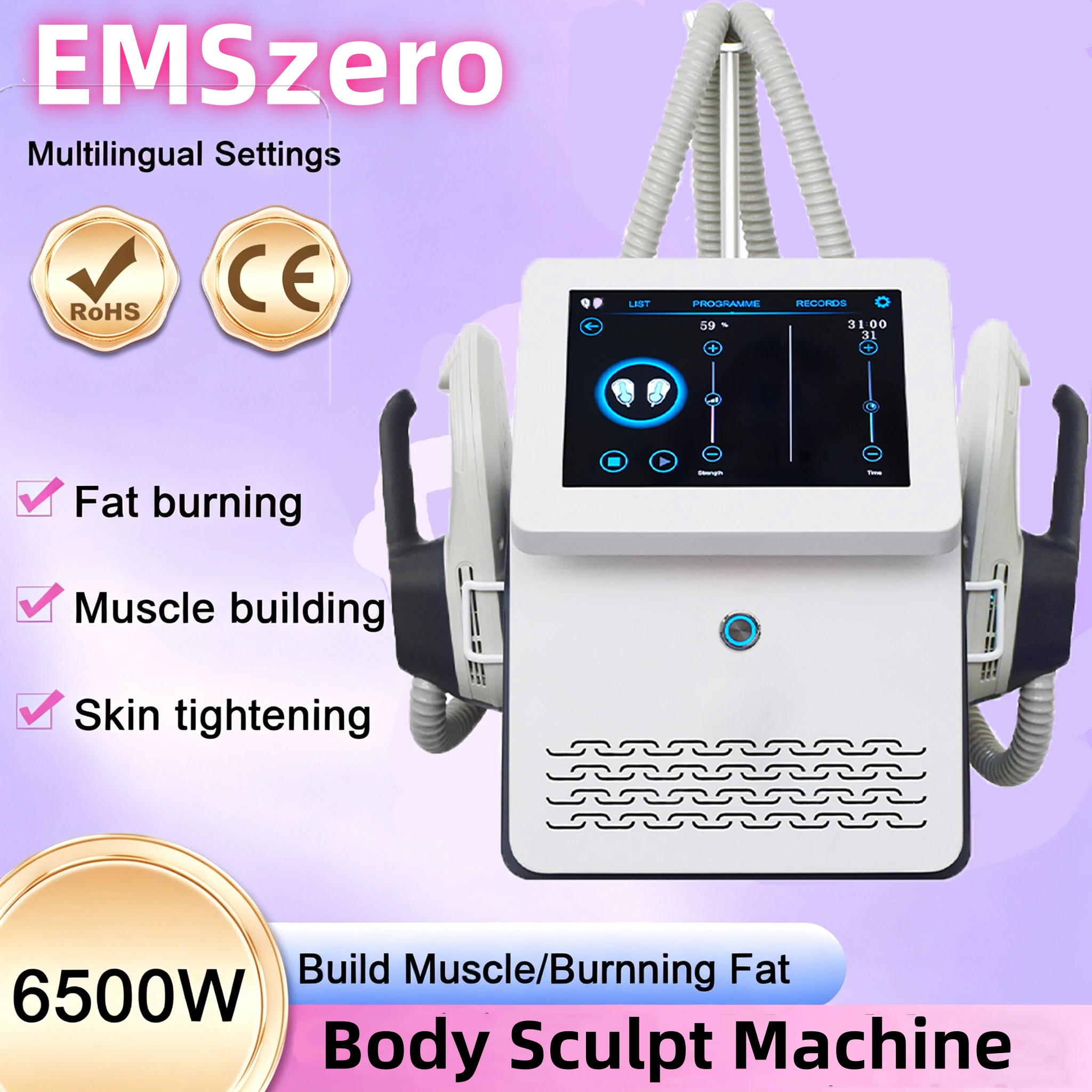 

Аппарат EMSZERO EMS для коррекции фигуры, стимулятор мышц, профессиональный стимулятор тазовых мышц для похудения, для домашнего использования