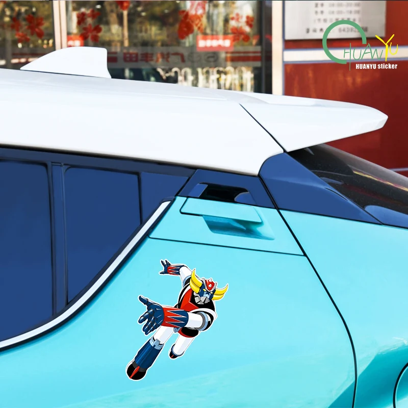 for Ufo Robot Grendize Car Stickers Sunscreen VAN Waterproof Vinyl Decal Windshield Laptop Car Goods