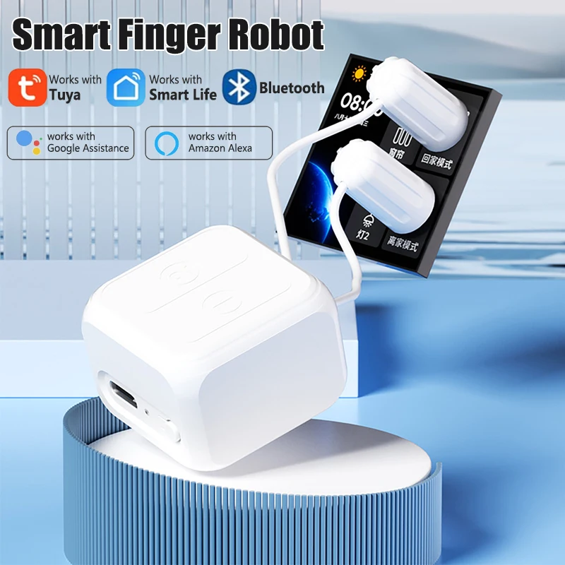 Tuya Smart Finger Robot for Touch Screens Smart Life Bluetooth Touch Switch Robot Remoter Voice Control With Alexa Google Home