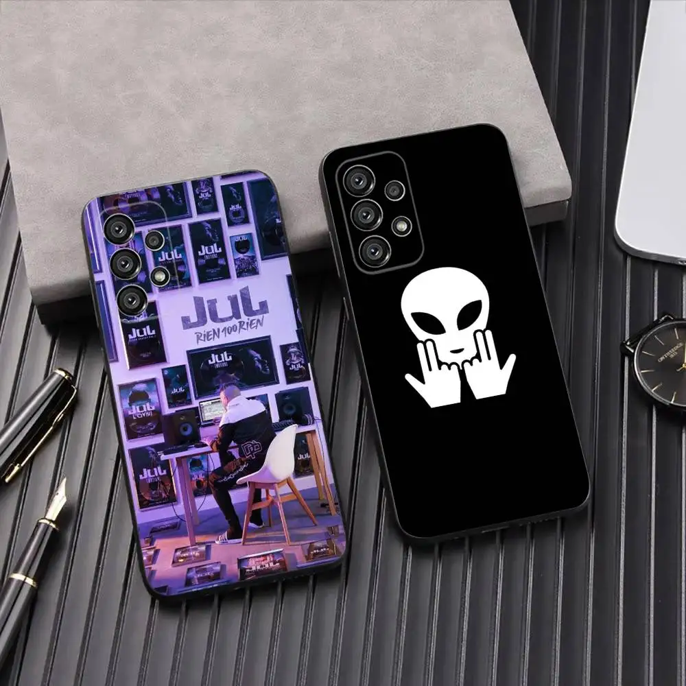 

J-Julien Mari Jul Phone Case For Samsung Galaxy A13,A21s,A22,A31,A32,A52,A53,A71,A80,A91 Soft Black Shell