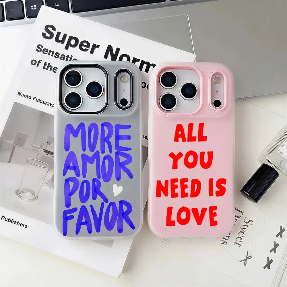 

L-love quotesS Phone Case 2-in-1 Detachable Clear Case with Slot for Cards & Photos iPhone 12-17
