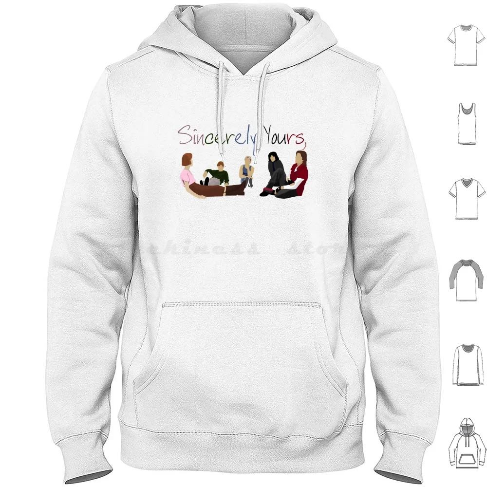 Sincerely Yours , The Breakfast Club Hoodie Cotton Long Sleeve The Breakfast Club Athlete Princess Jock Nerd Classics