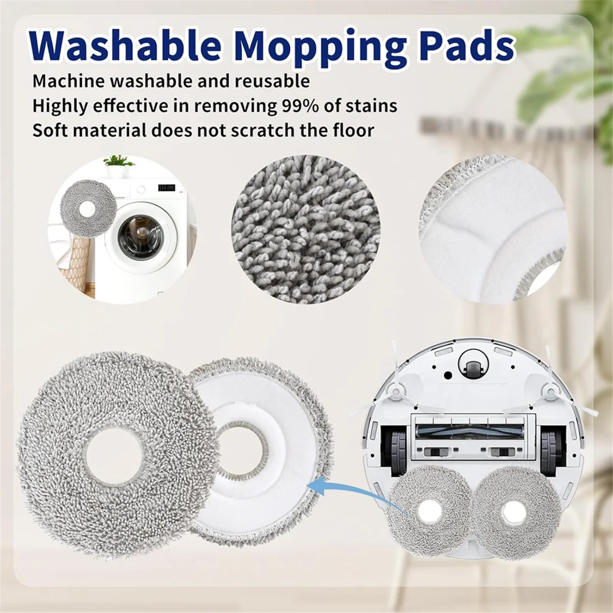 A66T-Per ECOVACS DEEBOT N30 Omni/ N30 PRO OMNI Robot Aspirapolvere Parti di ricambio Spazzola laterale principale Filtro Hepa Mop Sacchetti per la polvere in tessuto