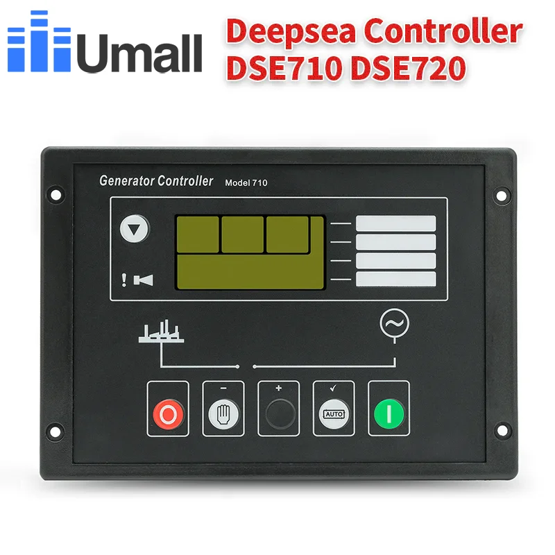 DSE710 DSE720 Generator Controller Self-starting Control Module Diesel Generator Parts LCD Display Genset Monitors  Hohochai