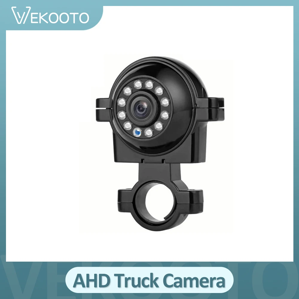 VEKOOTO 170° AHD 1080P back up camera Wide Angle Lens High Definition12 IR Night Vision Car Rear View Camera For Bus