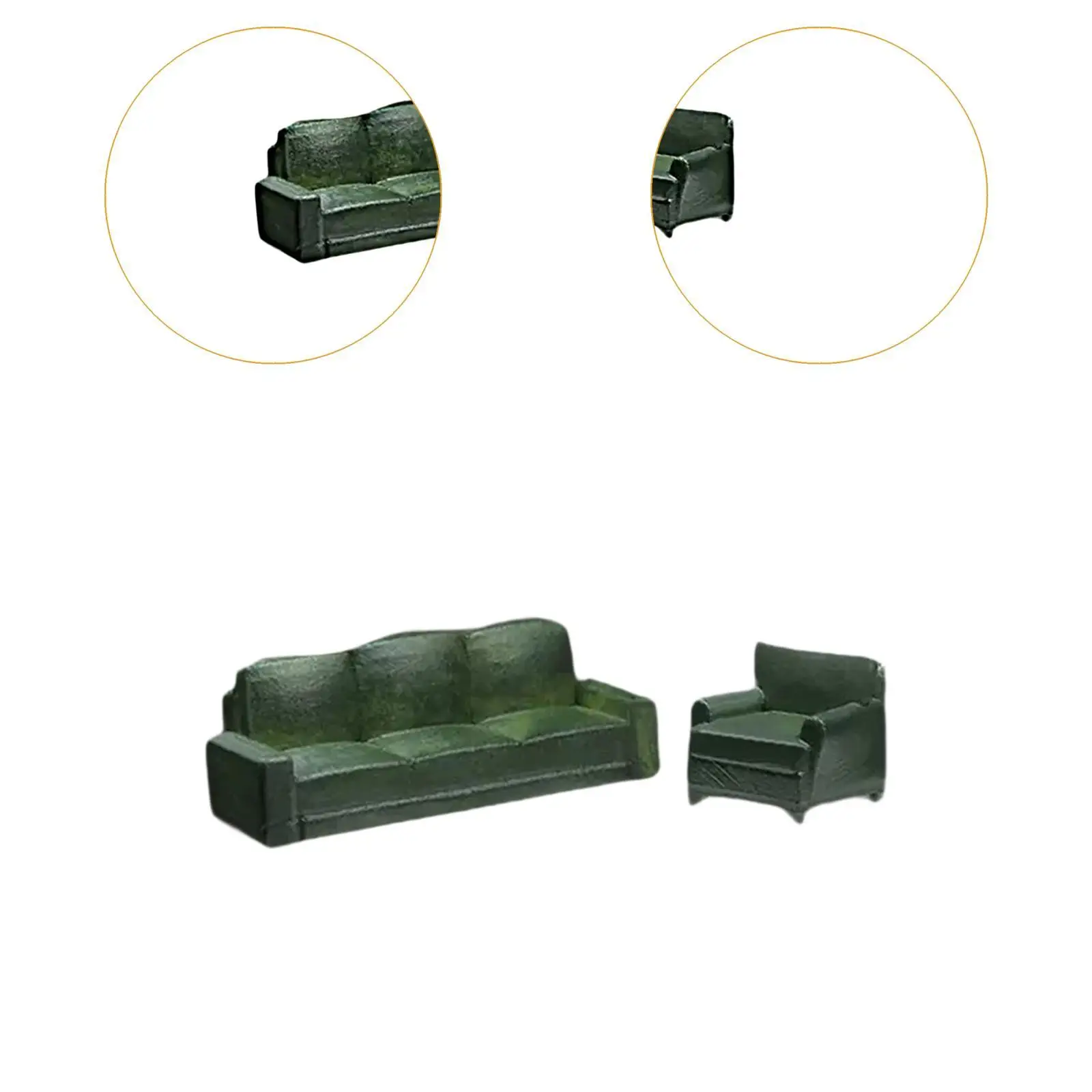 1/64 ฉากขนาดเล็กรุ่นสมจริงภูมิทัศน์ของสะสม Photo Prop ทาสีทิวทัศน์กลางแจ้งเครื่องประดับ Dioramas