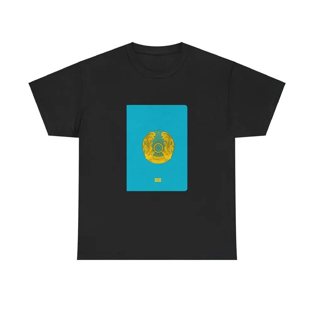 Kazakh Passport - T-Shirt  Anime Graphic T-shirts for Men Clothing Women