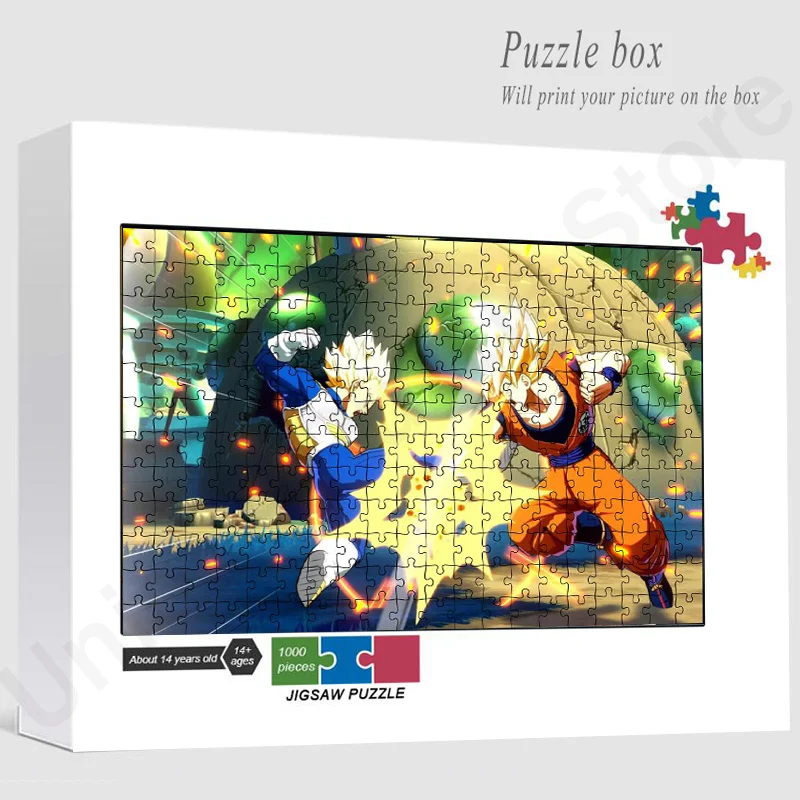 

Dragon Ball Z Goku Vegeta Jigsaw Puzzle 1000 Pieces Wooden Educational Toys Brain Teaser Puzzles for Adults Kids Fun Table Games