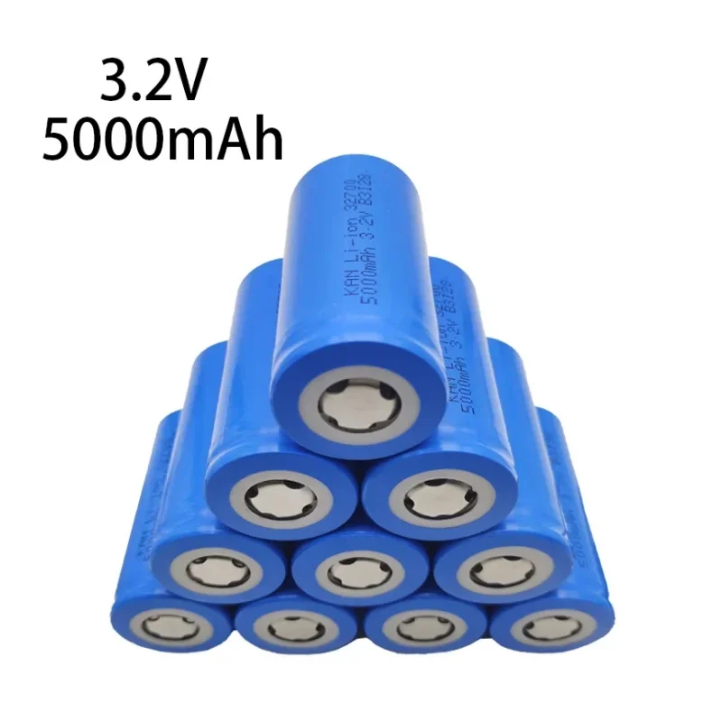 100% original LiFePO4 battery, 3.2V, 32700 500mAh 35A, continuous discharge, maximum 55A high power flashlight battery