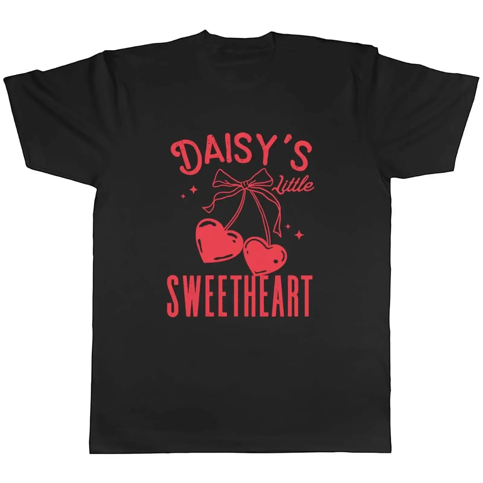 Personalisiertes Little Sweetheart Herren T Shirt Valentinstag Herzen Geschenk vintage Washed Stylish designer clothes