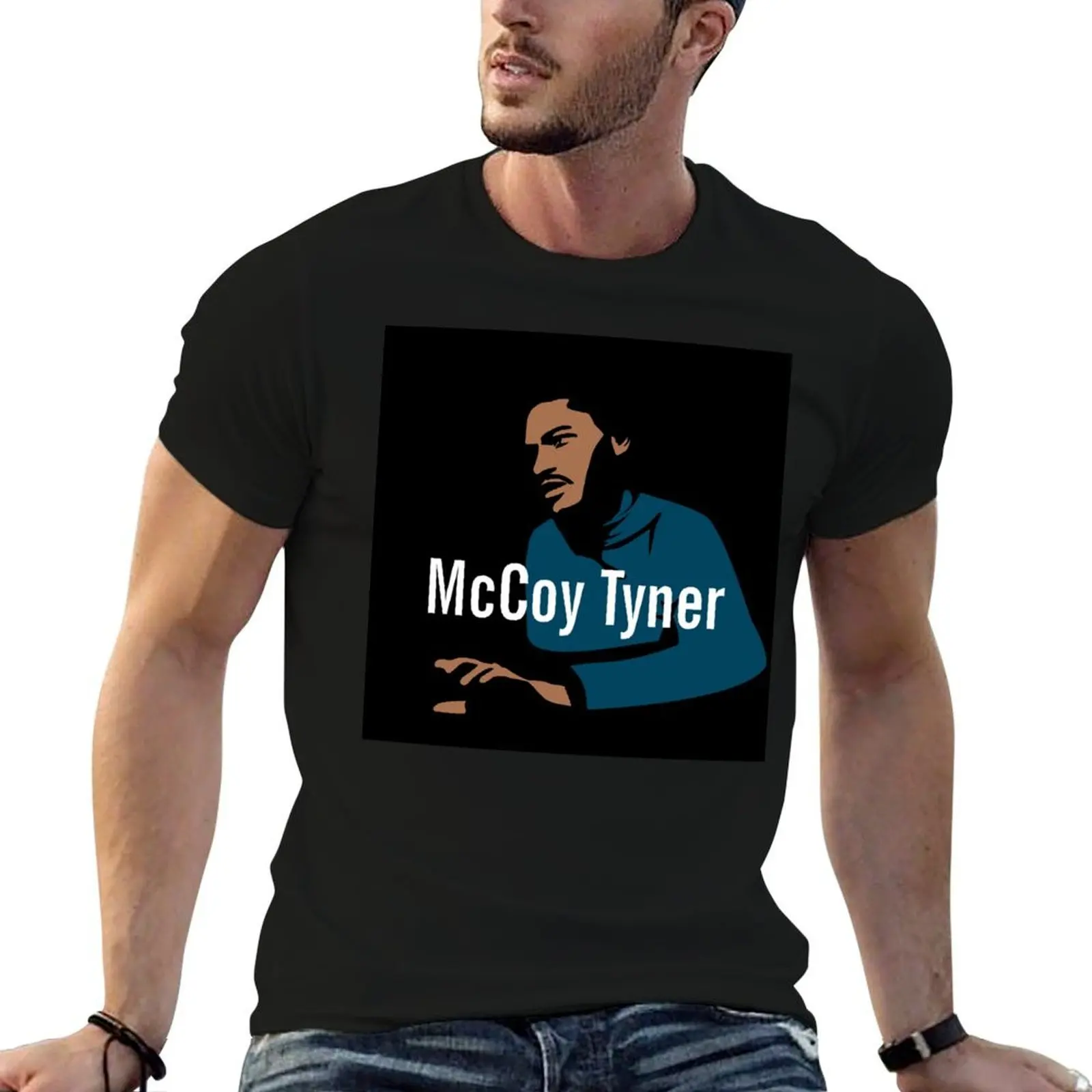 McCoy Tyner T-Shirt vintage graphic tee Aesthetic clothing men clothes