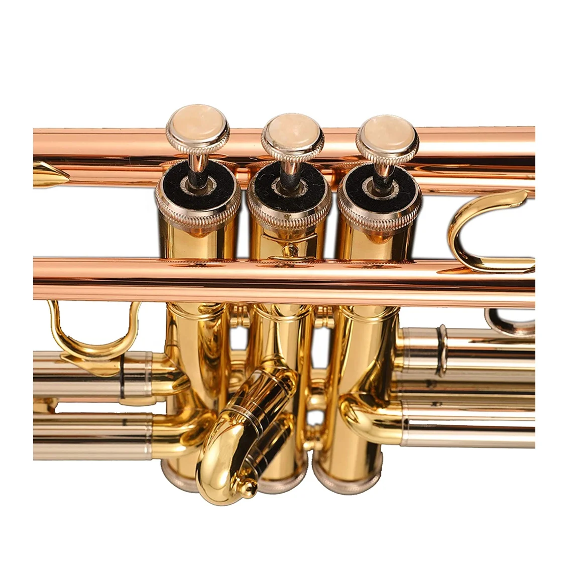 

OEM BB Tone Trumpet JYTR401PC Attractive Price Phosphorus Copper Trompeta Brass Instrument Professional Wind Instrument Set