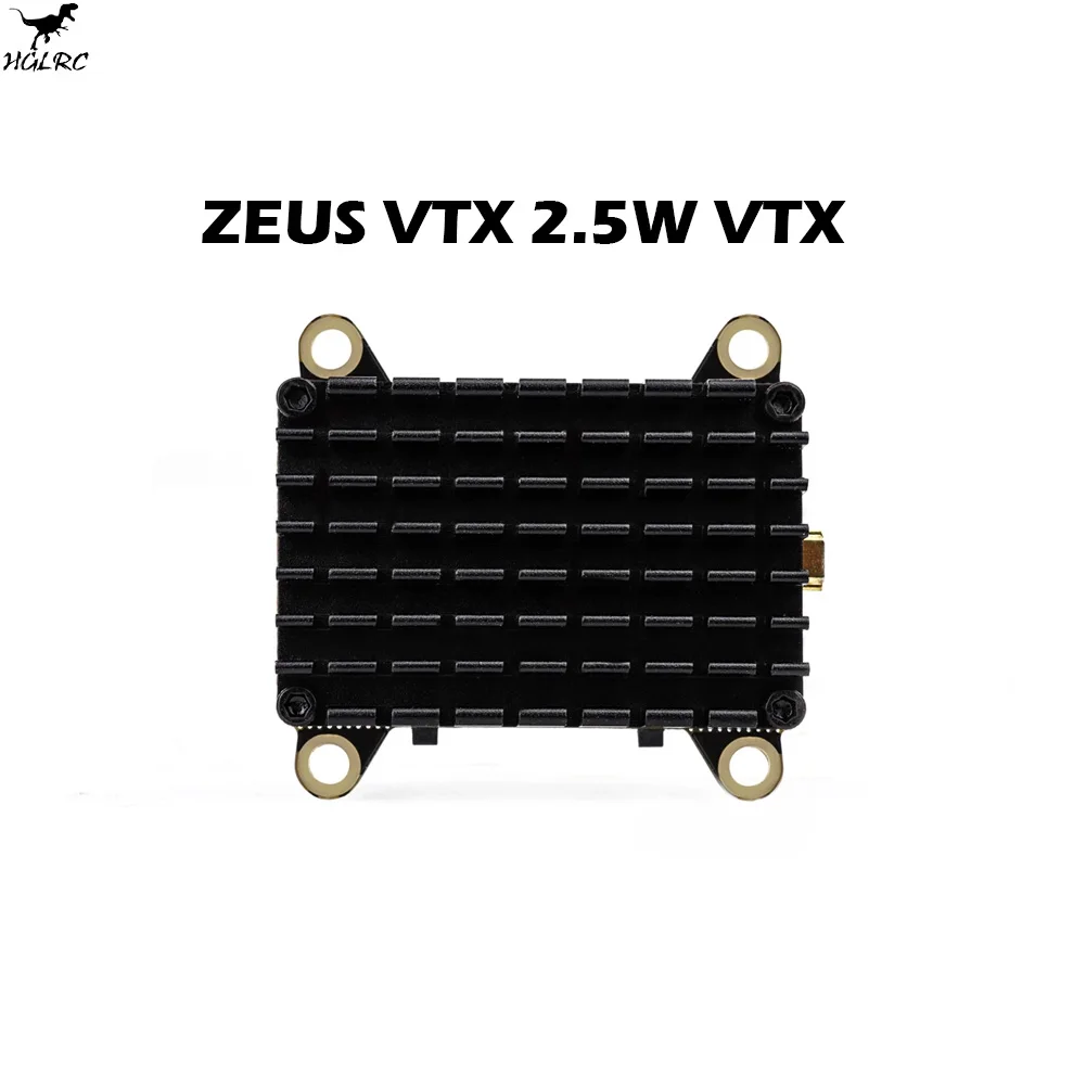 HGLRC Zeus 2.5W VTX 1.6W 350mW VTX 800mW VTX 40CH VTX 5.8G 2.4G الارسال المدمج في ميكروفون ل RC FPV سباق الطائرة بدون طيار