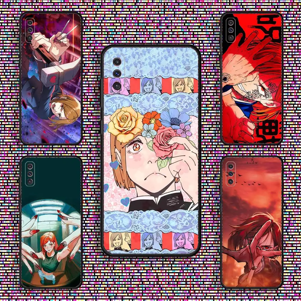 

Jujutsu Kaisen Nobara Kugisaki Phone Case For Samsung S 25,24,23,22,30,21,10,9,Ultra,Plus,Lite,FE,4,5 G Black Soft Case