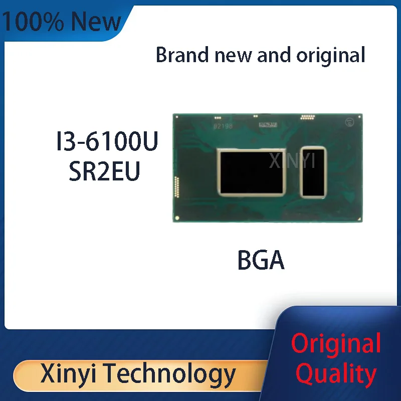 

100% test very good product SR2EU I3-6100U bga chip reball with balls IC chips