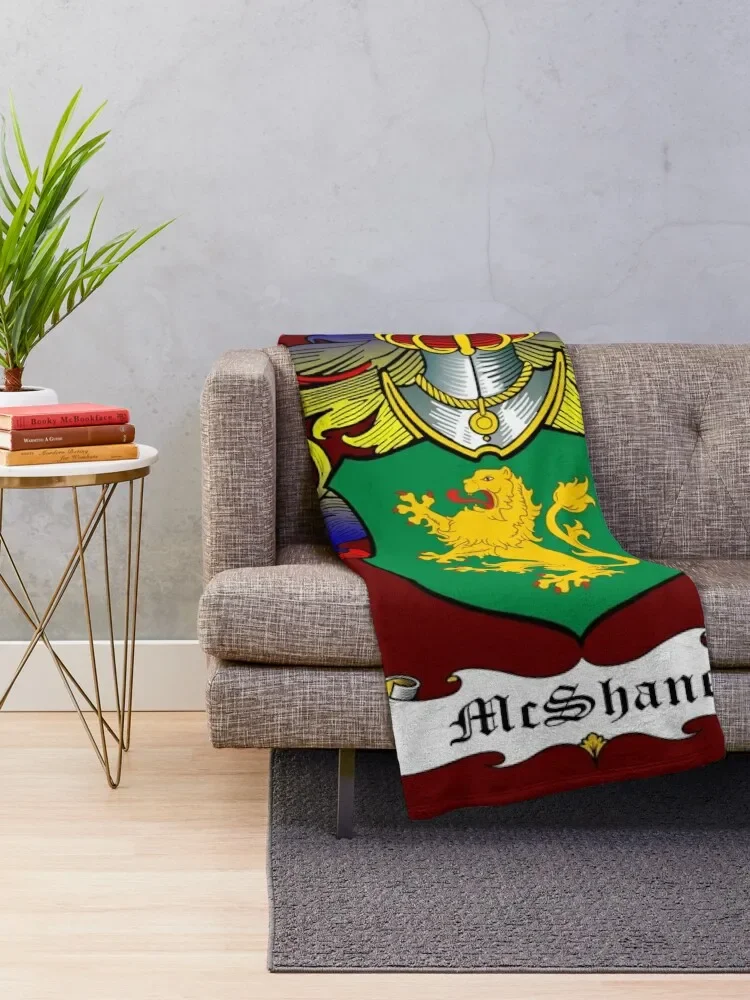 McSHANE FAMILY CREST Throw Blanket anime Softest Blankets