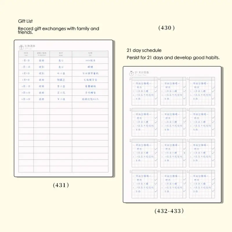 2025 PlannerปีงูรายเดือนOrganizer Journal 224 แผ่นปฏิทินพ็อกเก็ตภาพรวมประจําปีAgenda Organizerสําหรับทํางาน