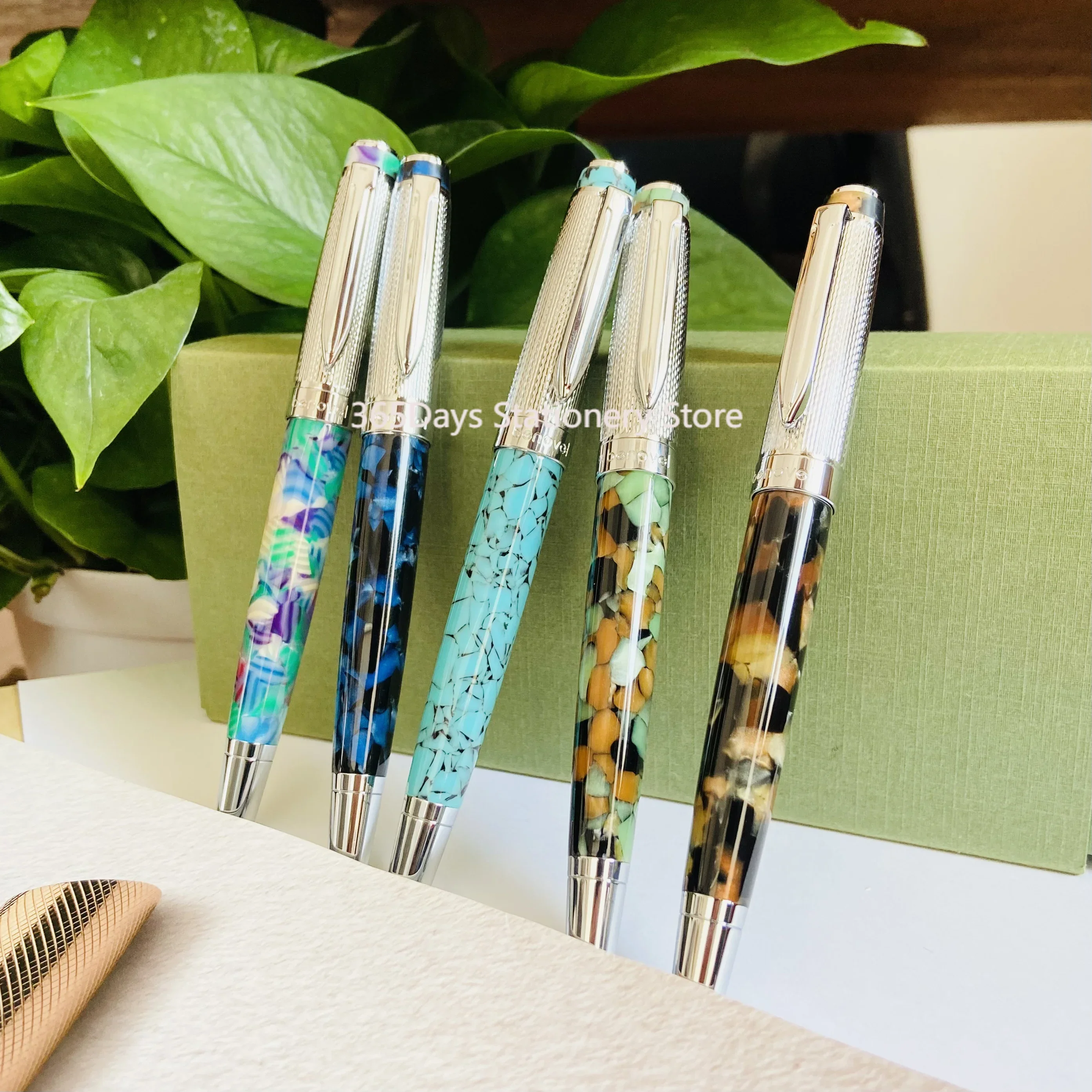 Benovel Resin Celluloid Fountain Pen The Wizard of Oz Nib Business Pen Calligraphy Ink Absorption Non-carbon Writing Pen Gift