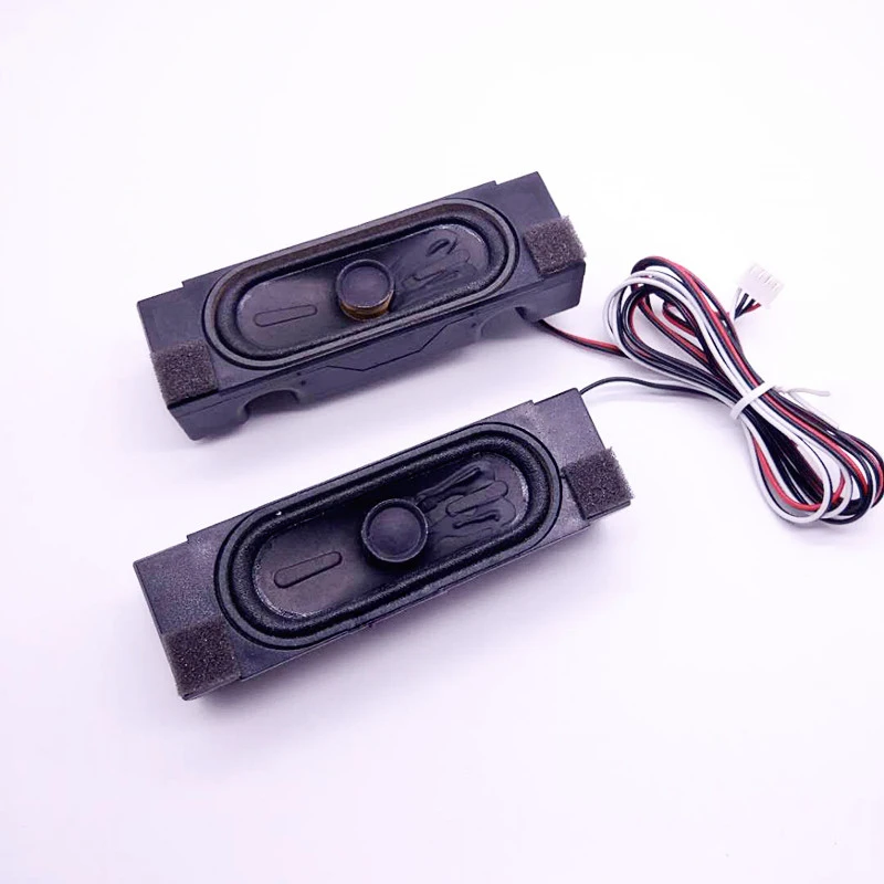 8ohm 10w rectangular horn passive speaker 109*34*30mm 4P 2.54 cable connector for Advertising machine All-in-one LCD TV 1pair