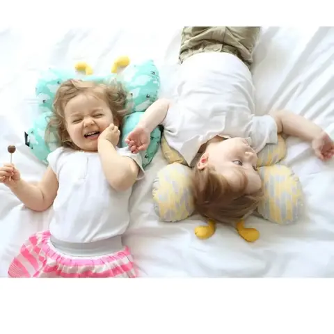 아기 목베개 유아 베개 신생아 안전 카시트 아기 머리 받침대 아기 나비 모양 수유 베개 유아 베개 아기 침구