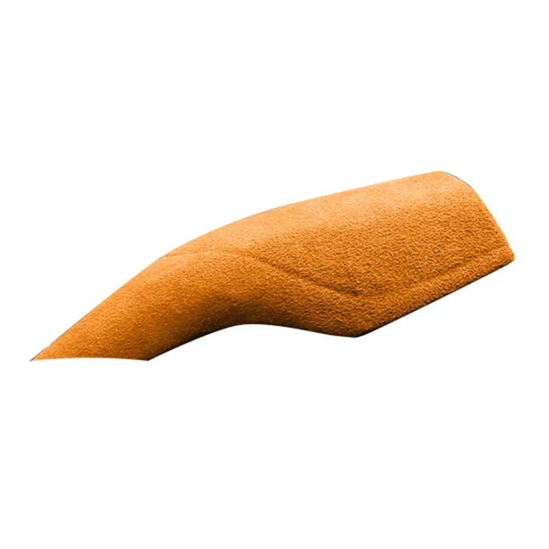 

For Tesla Model-Y Shift Paddle Protector Suede Leather Fur Shifter Cover Shell Interior Modification Orange