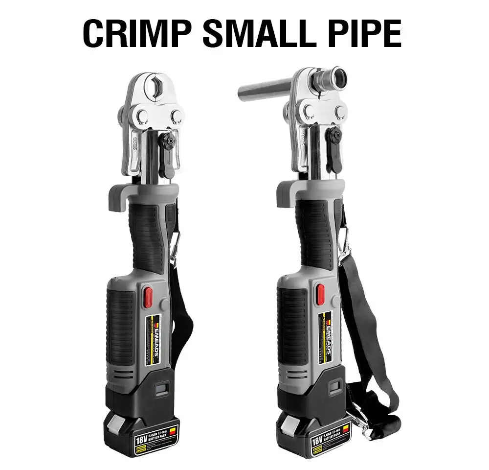 GE-1550 Charging PRO Press Tool One Button Start Lightweight Portable Pipe Crimping Tool Kit