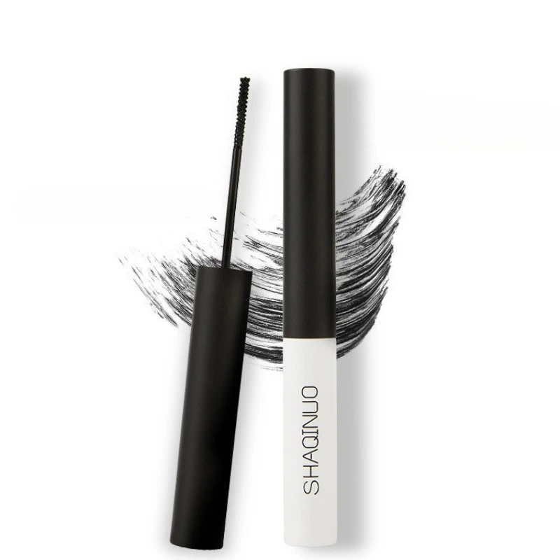 ブラック ホワイト チューブ マスカラ マイクロファイン ブラシ ナチュラル ボリューム カール 汚れ防止 24 時間着用 敏感な目にも防水 日常使用