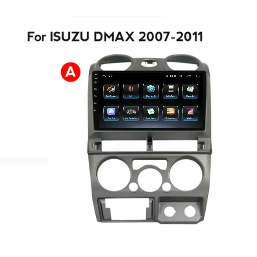 Car Radio for Isuzu D-Max DMAX 2007 - 2011 Android 13 5G WIFI BT Carplay AutoRadio DSP GPS Navigation DVD Player Camera