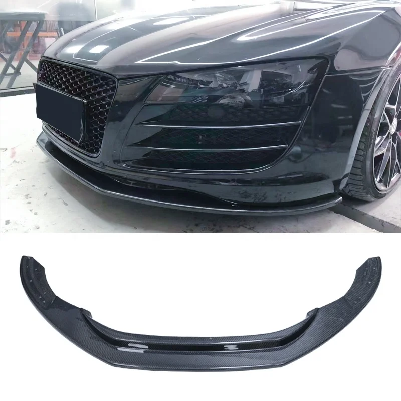 

Maxton Design Style Carbon Fiber Front Bumper Lip for Audi R8 V8 V10