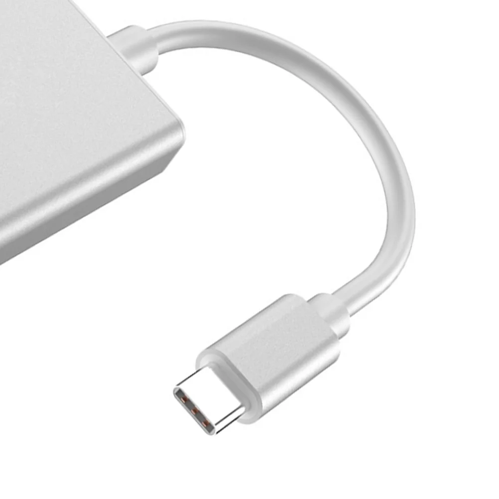 Kabel adapter USB-C na VGA USB 3.1 Typ C żeński konwerter VGA do laptopa, odwracany, Plug & Play, z możliwością wymiany podczas pracy