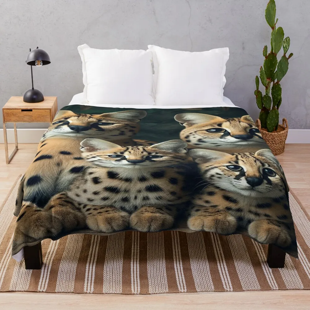 

Savannah Stalker Throw Blanket Furry Thin Weighted Blankets For Sofas Blankets