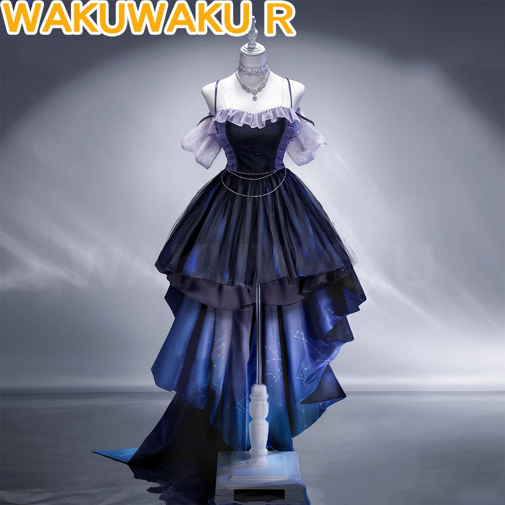 

Mornye Costume Game Wuthering Waves Cosplay【S-2XL】WakuWaku-R Women Blue Dress Starlight's Destination Cosplay Costume Plus Size