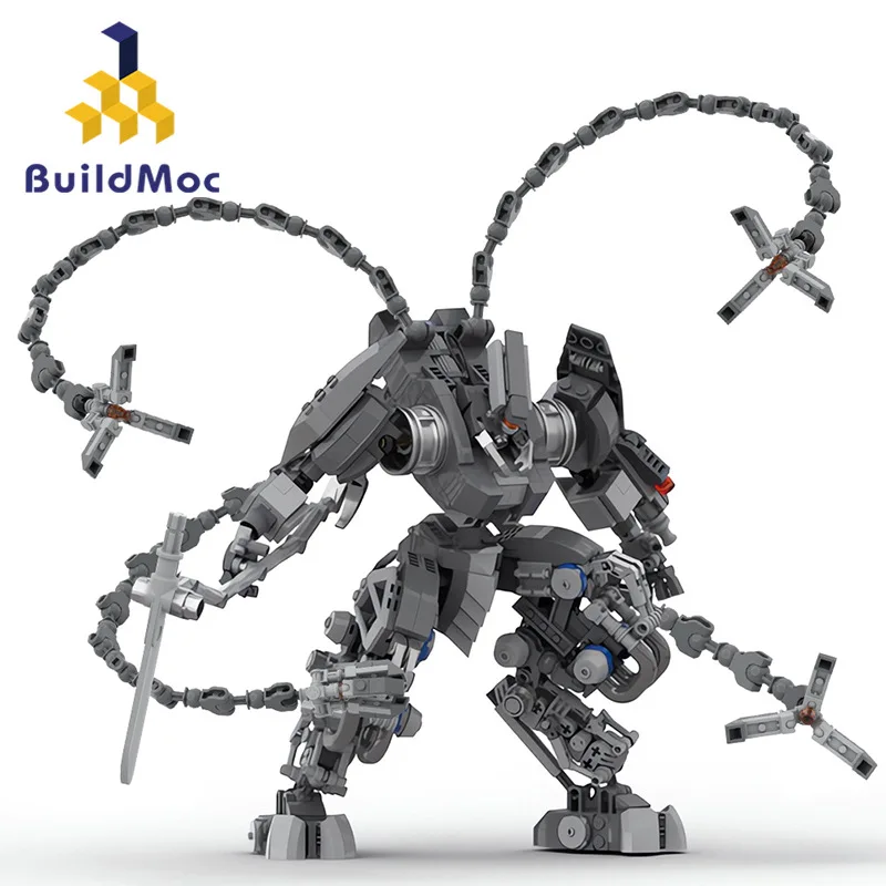 MOC Mecha Warriors Building Blocks Set Action Figure Mecha Robot Mattoni Building Blocks Film Battle Robot Modello Giocattolo Regalo per bambini