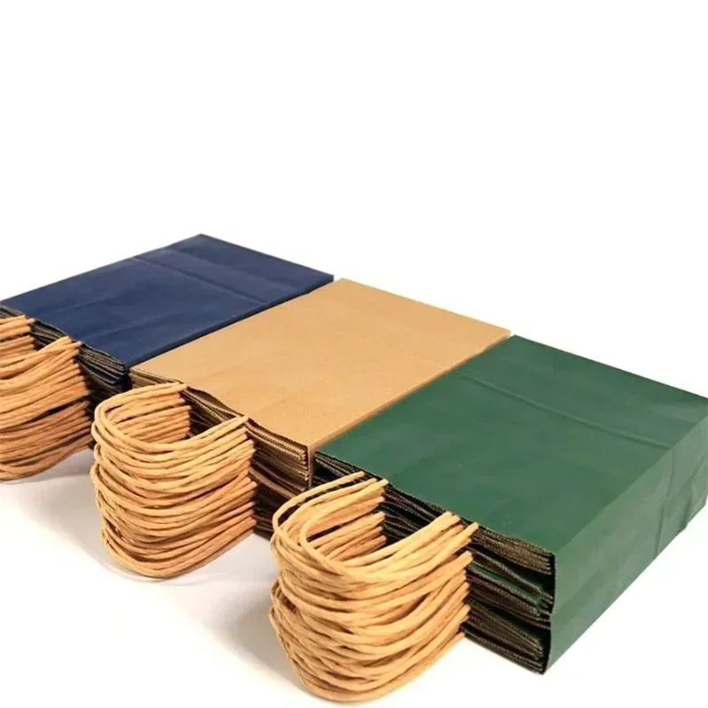 

Party Bags, Shopping Bags,Gift Bags, Kraft Bags Retail Bags Paper Bags with Handles JEF 10/20/30/40 Pcs
