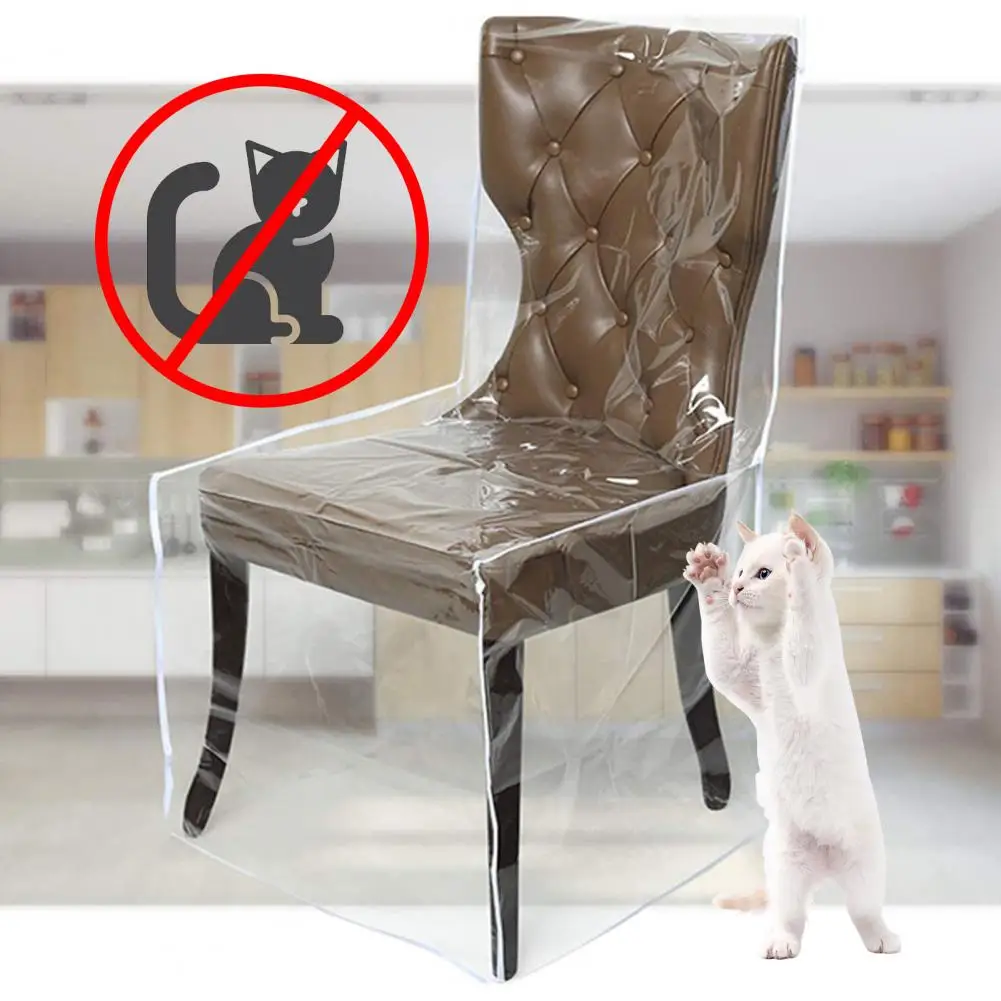 Long Lasting  Good Clear Dining Room Chair Cover Protector No Odor Chair Cover Scratch-resistant   Home Supplies