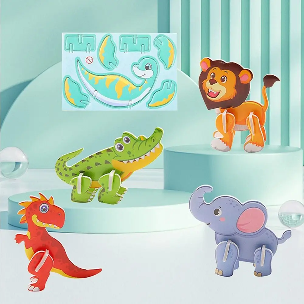 

10pcs Gift Three-dimensional 3D Paper Puzzle Mini Panda Puzzle Model Cartoon Animal DIY Educational Toy Children's