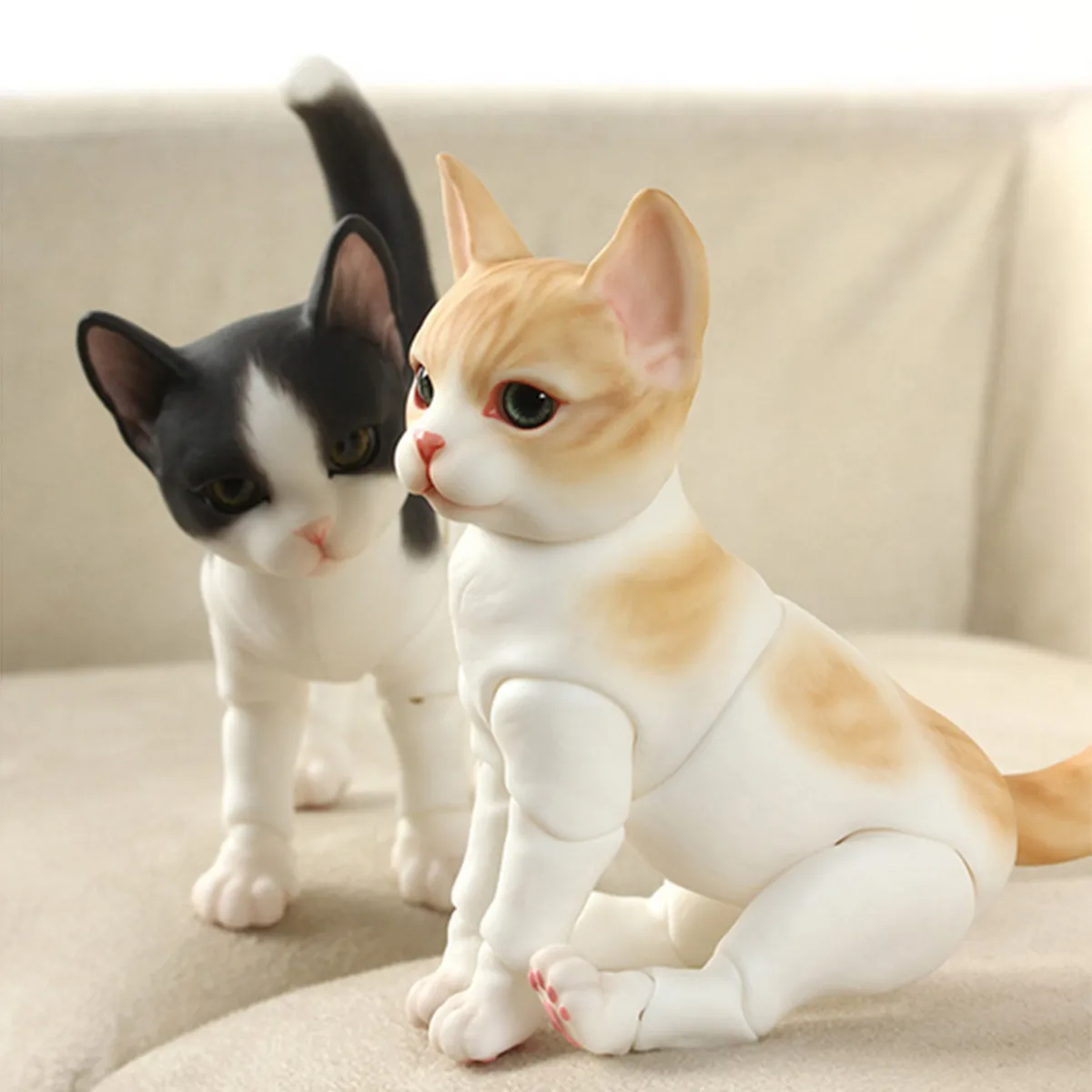 New 1/12 Cheesy cat pet doll resin animal body shape fashion cute birthday gift in stock