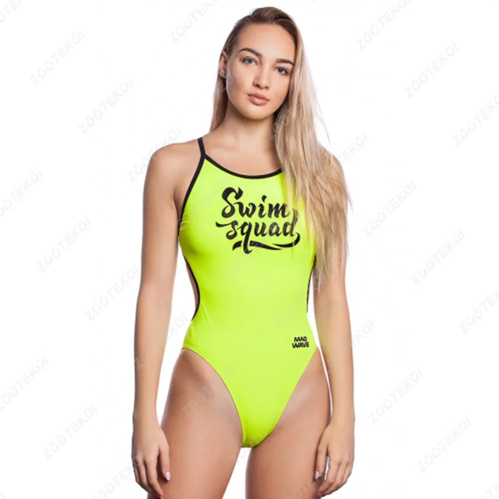 

Madwave Sexy Sports Swimsuit Sexy Back One-piece Swimsuit Racerback Functional Training Swimsuit Bodysuit Open Water Swimming