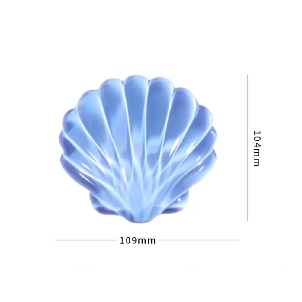 Crystal Shell Non-Slip Pad Transparent 3D Design 3D Antiskid Mice Mat Hand Support Silicone Mouse Pad Home Office Supplies