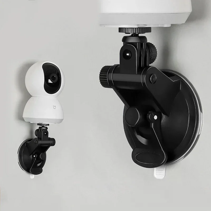 Suporte multiuso/suporte de câmera de sucção para câmera inteligente Mijia, bomba manual de base de webcam fácil de ajustar